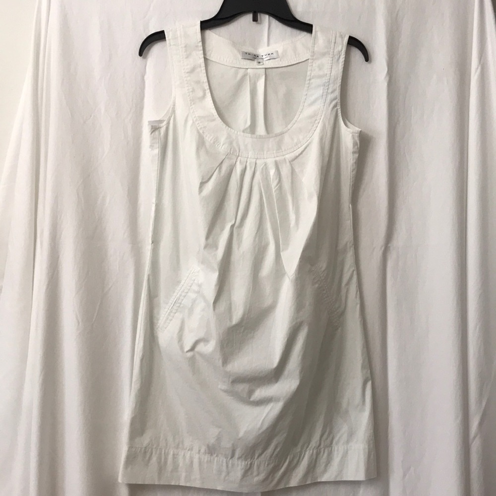 EUC size 2 Trina Turk white dress